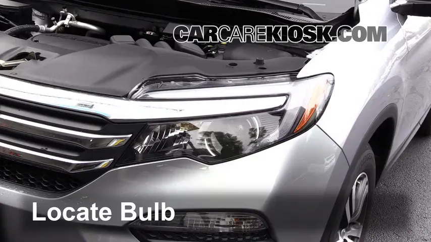 2016 Honda Pilot EX 3.5L V6 Éclairage Feux de croisement (remplacer l'ampoule)